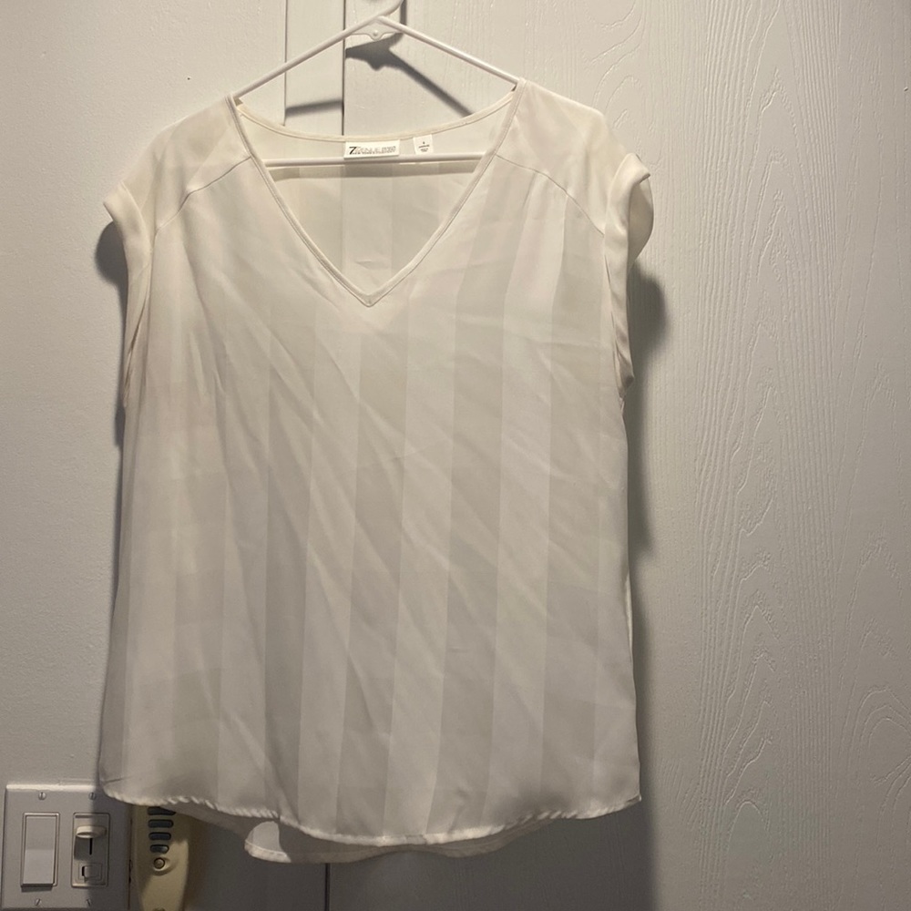 White checkered blouse